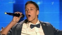 Антон Савкин. «Скажите, девушки». Голос.Дети-1. Слепое прослушивание. Фрагмент выпуска от 28.03.2014