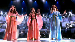 Саида Мухаметзянова, Камилла Кусова и Рената Тазетдинова. «Аллилуйя». Поединки. Команда Пелагеи. Голос.Дети-2. Фрагмент выпуска от 27.03.2015