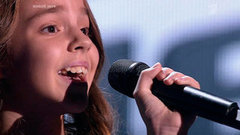 Полина Руденко. «Нарисую тебе звезды». Голос.Дети-2. Слепое прослушивание. Фрагмент выпуска от 13.03.2015