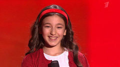 София Кварацхелия. «Georgia». Голос.Дети-2. Слепое прослушивание. Фрагмент выпуска от 27.02.2015