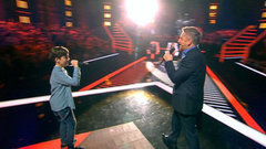 Леонид Агутин спел дуэтом с Кириллом Скрипником. Голос.Дети-3. Фрагмент выпуска от 26.02.2016