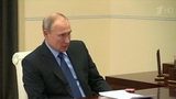 Владимир Путин провел рабочую встречу с главой Чеченской Республики Рамзаном Кадыровым