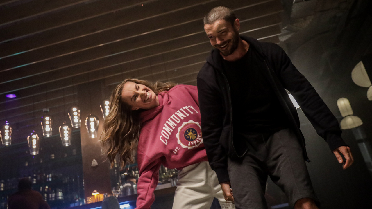 <p>Светлана Кузнецова и Максим Матвеев на съемках</p>