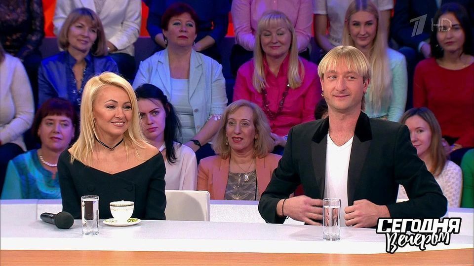 Евгений Плющенко в программе «Сегодня вечером» на Первом канале (2017)