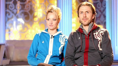 Оксана Домнина и Повилас Ванагас. Тренировка. Фрагмент выпуска от 31.03.2012