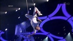 Евгений Папунаишвили и Лэйла Груздева — «Сердце». Воздушная гимнастика. Без страховки. Фрагмент выпуска от 28.05.2016