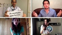 Музыкальный подарок Шарлю Азнавуру. Вечерний Ургант. Фрагмент выпуска от 02.10.2014