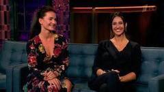 Олимпийские чемпионки по фехтованию Яна Егорян и Софья Великая. Вечерний Ургант. Фрагмент выпуска от 07.09.2016