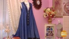 Платье-сарафан от Ольги Никишичевой. Доброе утро. Фрагмент выпуска от 11.01.2017