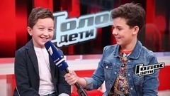 «Перед выступлением мне было очень страшно, а сейчас будто камень с души свалился». Рамиз Рулев. Интервью после Слепого прослушивания. Голос.Дети-4