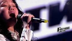 Милана Пак. «Stone Cold». Голос.Дети-4. Слепое прослушивание. Фрагмент выпуска от 22.02.2017