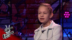 Никита Белько. «Пою я везде, даже в душе». Голос.Дети-5. Фрагмент выпуска от 09.02.2018