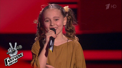 Эвелина Большакова. «I Just Can't Wait to Be King». Голос.Дети-5. Слепое прослушивание. Фрагмент выпуска от 16.02.2018