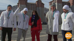 «Серебряная» четверка золотых парней! Доброе утро. Фрагмент выпуска от 19.02.2018