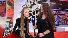 «Я очень рада, что моим Наставником стала Пелагея». Ангелина Галецкая. Интервью после Слепого прослушивания. Голос.Дети-5