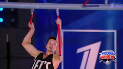 Дмитрий Гудочкин. Полуфинал. Русский ниндзя. Второй сезон. Фрагмент выпуска от 28.10.2018