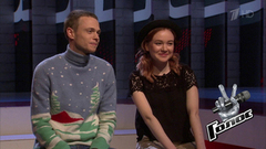 Сергей Шнуров перед поединком Сергея Мушты и Рушаны Валиевой. «Вам свойственна меланхолия, в этой песне она как раз есть». Голос 7. Фрагмент выпуска от 23.11.2018