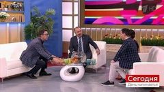 Валерий Сюткин и Валерий Газзаев: «Вы, вся страна — между двух Валериев! Загадывайте желание!» Сегодня. День начинается. Фрагмент выпуска от 25.03.2019