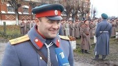 Михаил Пореченков и Никита Ефремов на съемках «Поединка» под Рязанью. Специальный репортаж