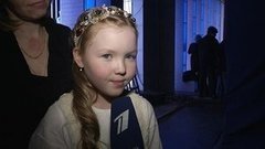 «Конечно, я чуть-чуть волновалась». Арина Петрова. Интервью после Поединка. Голос.Дети-1