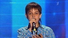 Родион Трусов. «Санта Лючия». Голос.Дети-1. Слепое прослушивание. Фрагмент выпуска от 28.03.2014