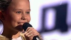 Дарья Лебедева. «Птица». Голос.Дети-1. Слепое прослушивание. Фрагмент выпуска от 21.03.2014