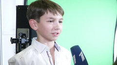 Дмитрий Устинов. Интервью после Слепого прослушивания. Голос.Дети-2