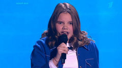 Лариса Григорьева. «Вдоль по Питерской». Голос.Дети-2. Слепое прослушивание. Фрагмент выпуска от 27.02.2015