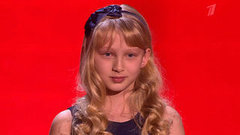 Ксения Соткина. «Я вернусь». Голос.Дети-2. Слепое прослушивание. Фрагмент выпуска от 13.02.2015