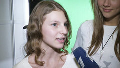 Екатерина Бизина. Интервью после Слепого прослушивания. Голос.Дети-2