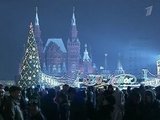 Как встретили Новый 2012 год в России