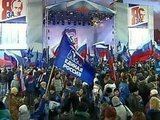Итогам парламентских выборов были сегодня посвящены многотысячные митинги в центре Москвы