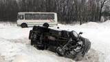 Крупная дорожная авария произошла в Кемеровской области