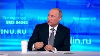 Владимир Путин о создании Национальной гвардии. Фрагмент Прямой линии от 14.04.2016