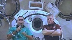 Космонавты Олег Новицкий и Евгений Тарелкин. Вечерний Ургант. Фрагмент выпуска от 21.11.2012