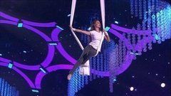 Виктория Боня и Юрий Тюкин — «Двое на облаках». Воздушная гимнастика. Без страховки. Фрагмент выпуска от 30.04.2016