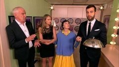Чулпан Хаматова, Сергей Гармаш и Виктория Романенко принесли Ивану «легендарный» бутерброд. Пролог. Вечерний Ургант. Фрагмент выпуска от 17.05.2016