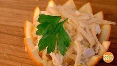 Салат в апельсине. Доброе утро. Фрагмент выпуска от 18.12.2017