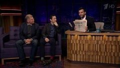 Роберт Земекис, Джозеф Гордон-Левитт, Потап и Настя. Вечерний Ургант. 524 выпуск от 09.10.2015