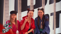 Александра Ушакова перед поединком с Алиной Сидоровой и Дайей Борисовой: «Мы понимаем друг друга с полукуплета». Голос.Дети-5. Фрагмент выпуска от 06.04.2018