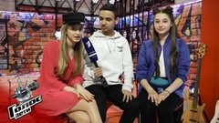 «Зачитали рэп, потому что это тема Басты». Дайа Борисова, Алина Сидорова. Интервью после Поединка. Голос.Дети-5