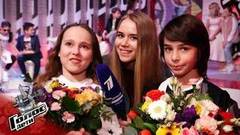 «Прямой эфир — это очень волнительно». Эвелина Большакова, Давид Хиникадзе. Интервью после Дополнительного этапа. Голос.Дети-5
