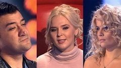 Ачи Пурцеладзе и Мария Гойя. Выбор Наставника. Голос-1. Нокауты. Фрагмент выпуска от 07.12.2012