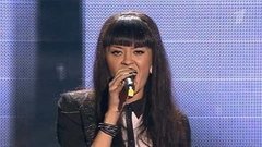 Валерия Ахатова. «Domino». Голос-1. Слепое прослушивание. Фрагмент выпуска от 09.11.2012