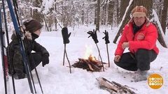 Зимний пикник с Дмитрием Талабуевым. Доброе утро. Фрагмент выпуска от 08.02.2019