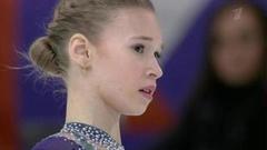 Майя Хромых. Девушки. Произвольная программа. Финал Кубка России по фигурному катанию 2018/2019