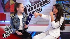 «Мне нравится заниматься боксом. Вокалу это не мешает». Элен Бадалян. Интервью после Слепого прослушивания. Голос.Дети-6