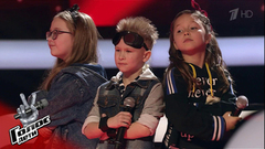 Алика Карпенко, Добрыня Кириенко и Дарья Филимонова. «Беспризорник». Голос.Дети-6. Поединки. Фрагмент выпуска от 29.03.2019