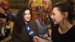 Джулиана Стрейнджлав на премьере фильма «Паркер». Голос-1. Специальный репортаж