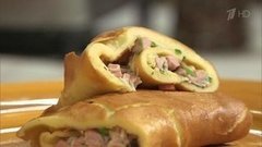 Рулет из омлета с колбасой. Контрольная закупка. Фрагмент выпуска от 06.11.2015